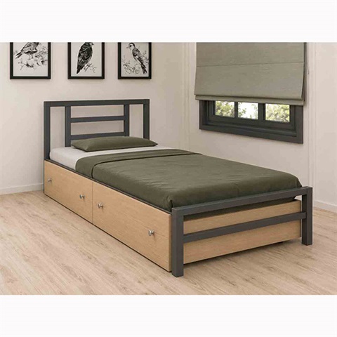 تخت تک نفره فلزی M800